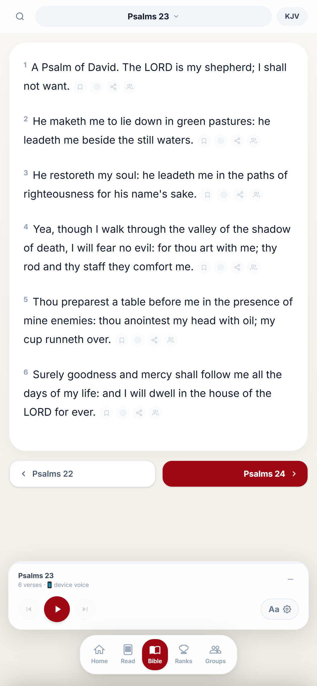 KBRC Bible reader with audio narration player